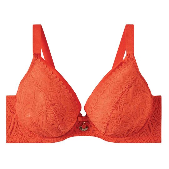 Soutien-gorge à armatures grand maintien orange Sarong