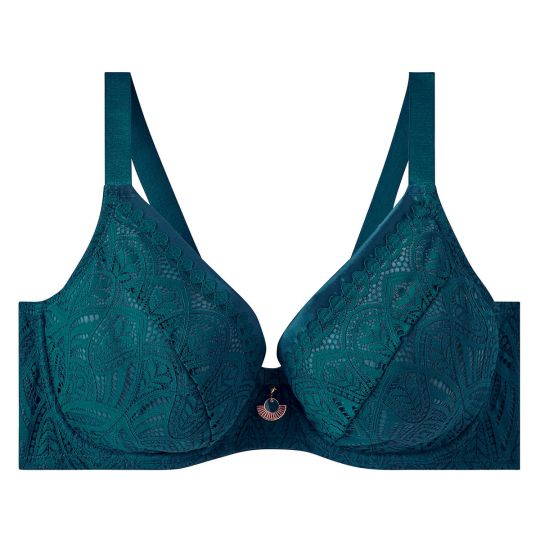 Soutien-gorge à armatures grand maintien turquoise Sarong