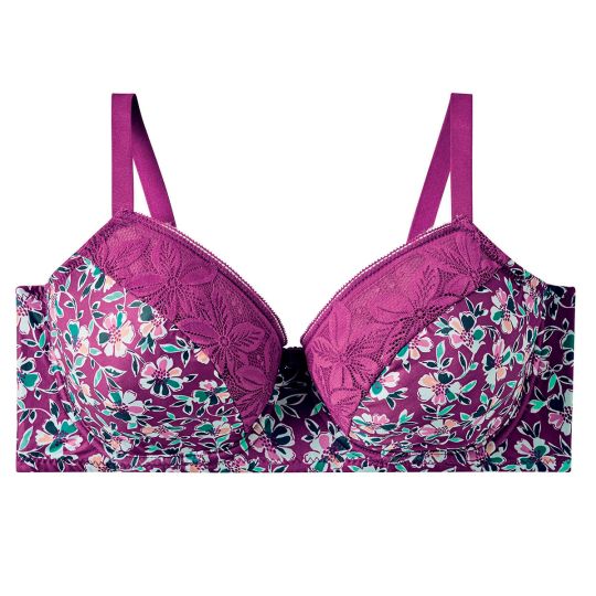 Soutien-gorge à armatures grand maintien rose Paix