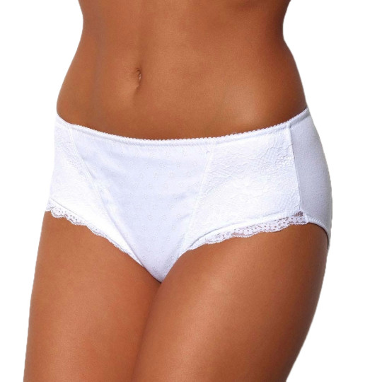 Culotte midi blanche Calyopée