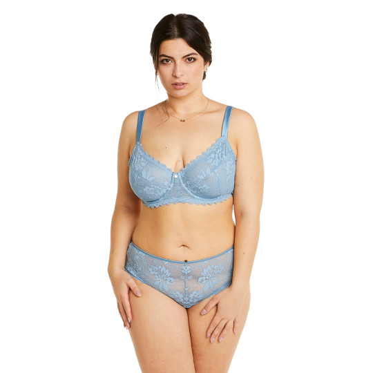 Soutien-gorge à armatures grand maintien bleu Siwa