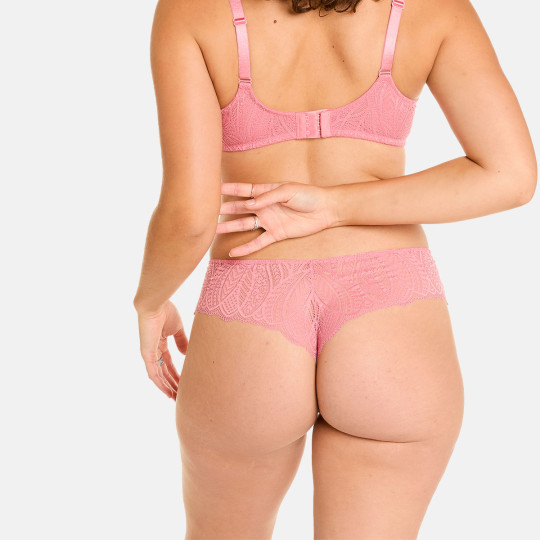 Shorty tanga rose Abeille