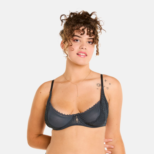 Soutien-gorge à armatures gris Abeille