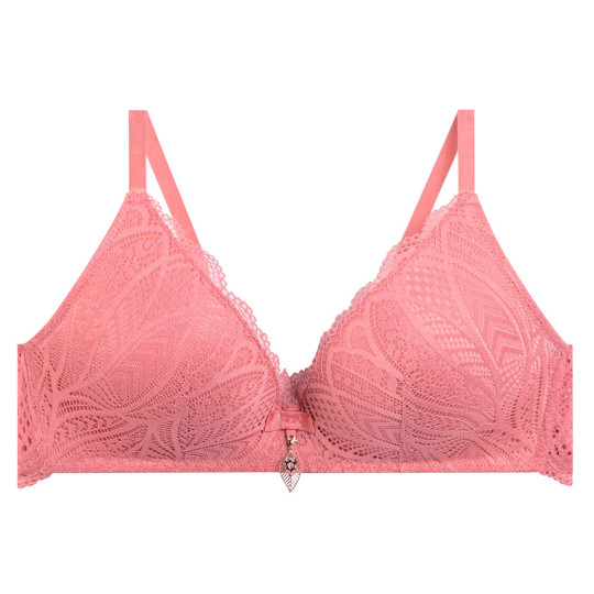 Soutien-gorge souple sans armatures rose Abeille