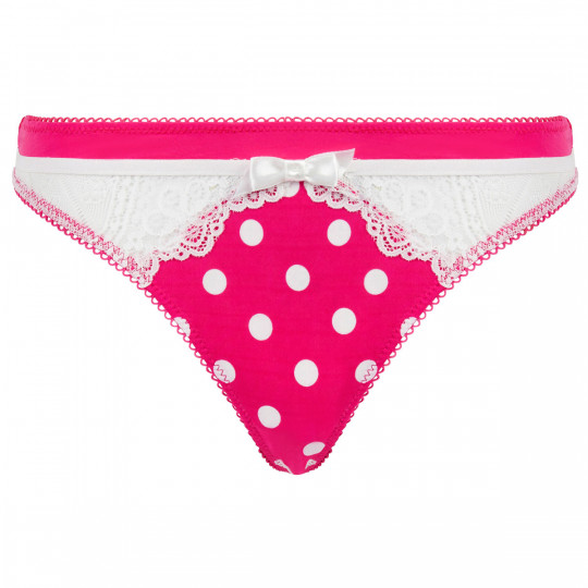 String fuchsia/blanc Lana