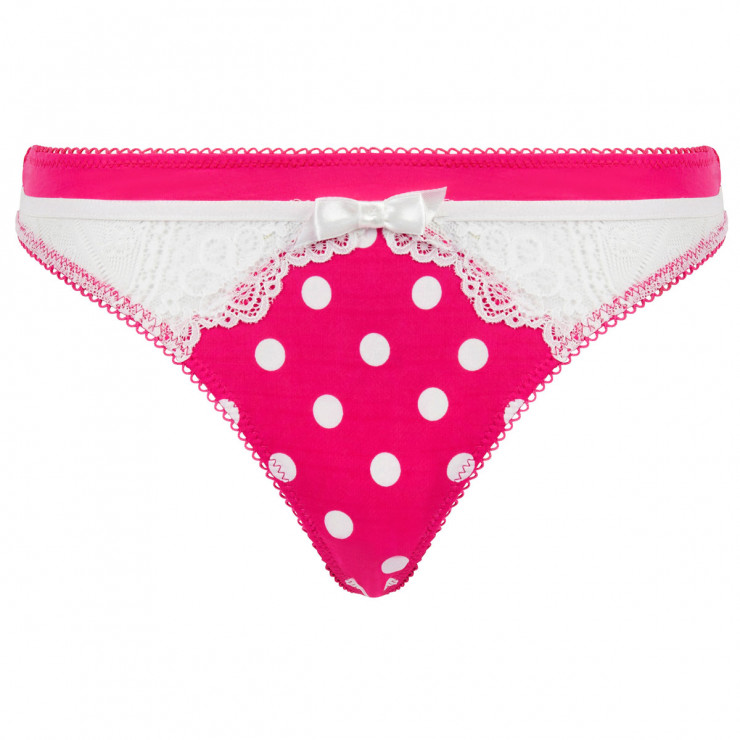 String fuchsia/blanc Lana